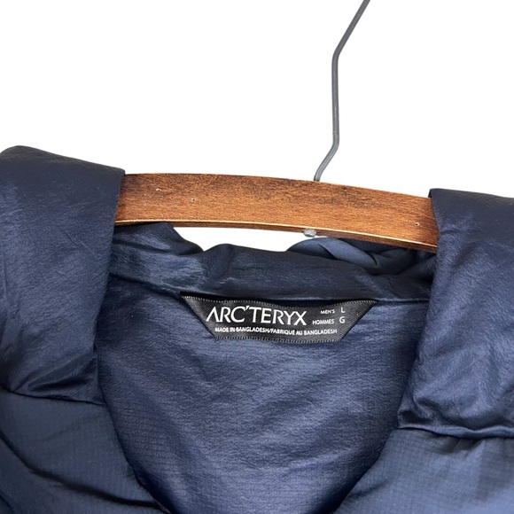 Arc Teryx Atom Ar Hoody Neptune Navy Blue Men’s SZ L - Picture 6 of 11